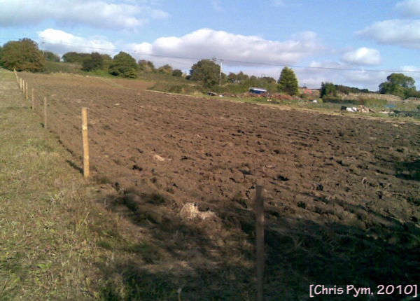 Farmland after ploughing, 2010