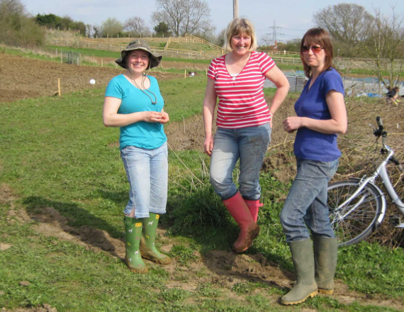 Becky, Paula and friend